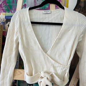 Babaton wrap too cream size M